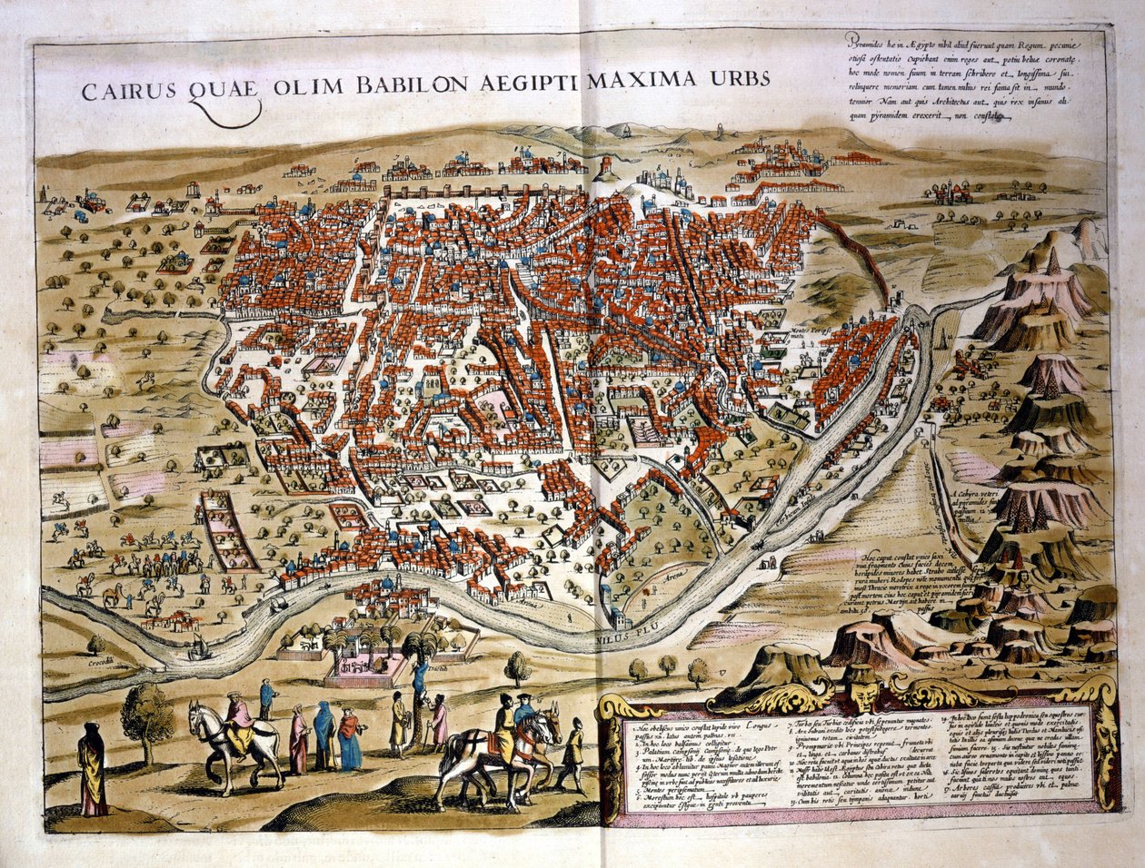 Il Cairo. Atlante di Wilhelm Blaeu, Amsterdam 1630. da Willem Blaeu