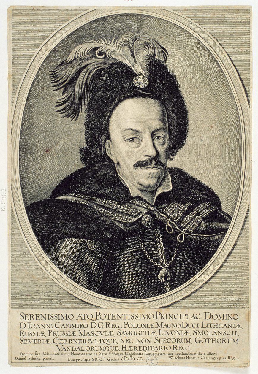 John Kazimir Vasa (1609-72) 1650 da Willem Hondius
