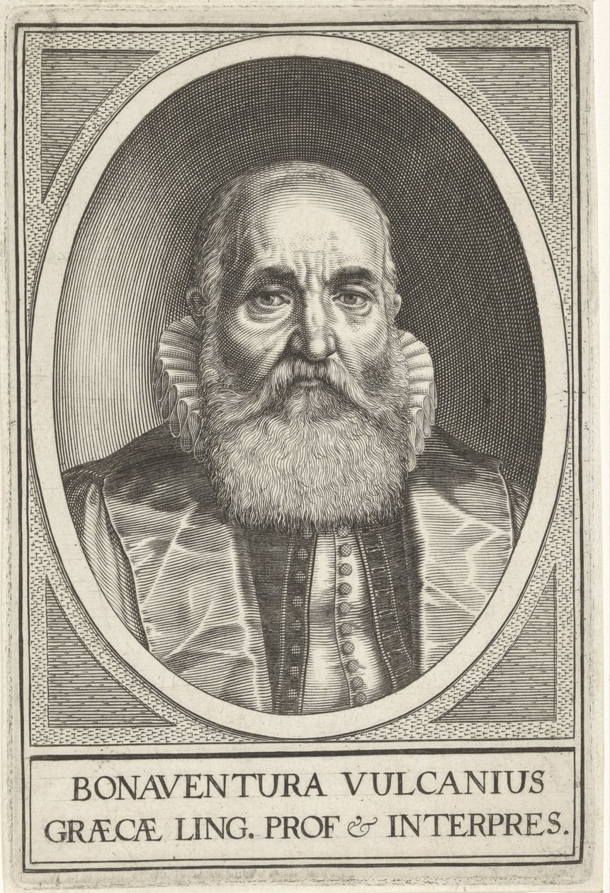 Ritratto di Bonaventura Vulcanius da Willem Isaacsz. van Swanenburg