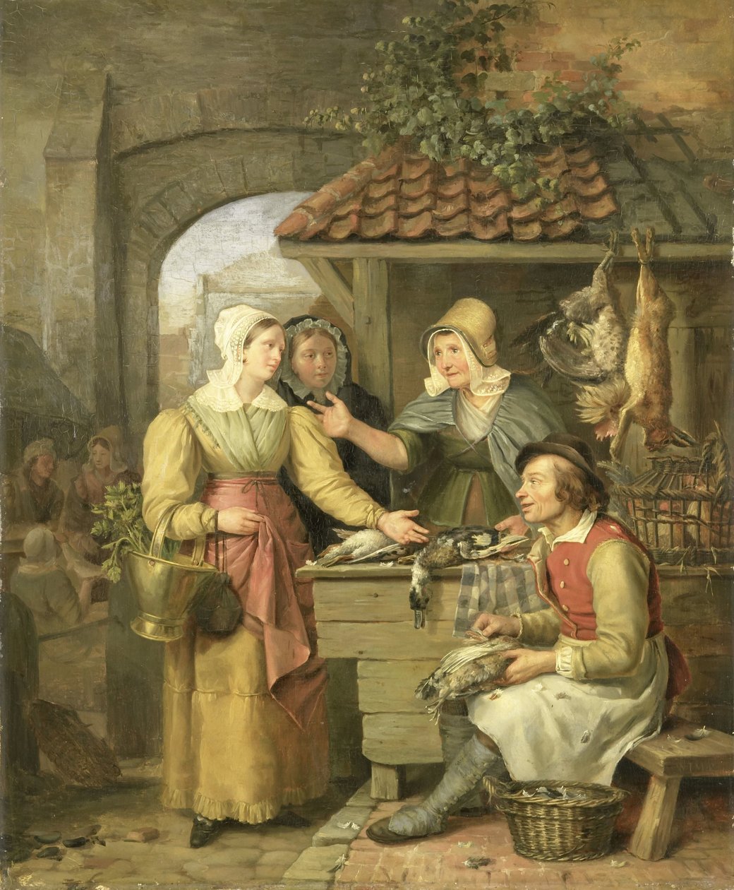 Il banco del pollame da Willem Jodocus Mattheus Engelberts