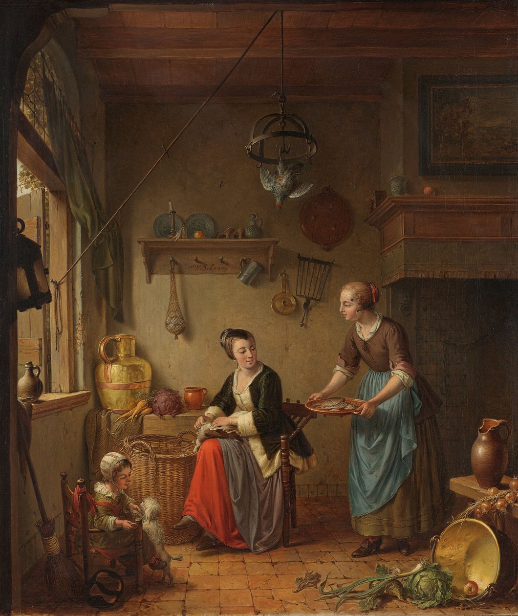 La cucina da Willem Joseph Laquy