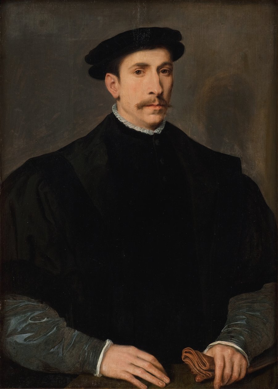 Ritratto di un uomo da Willem Key