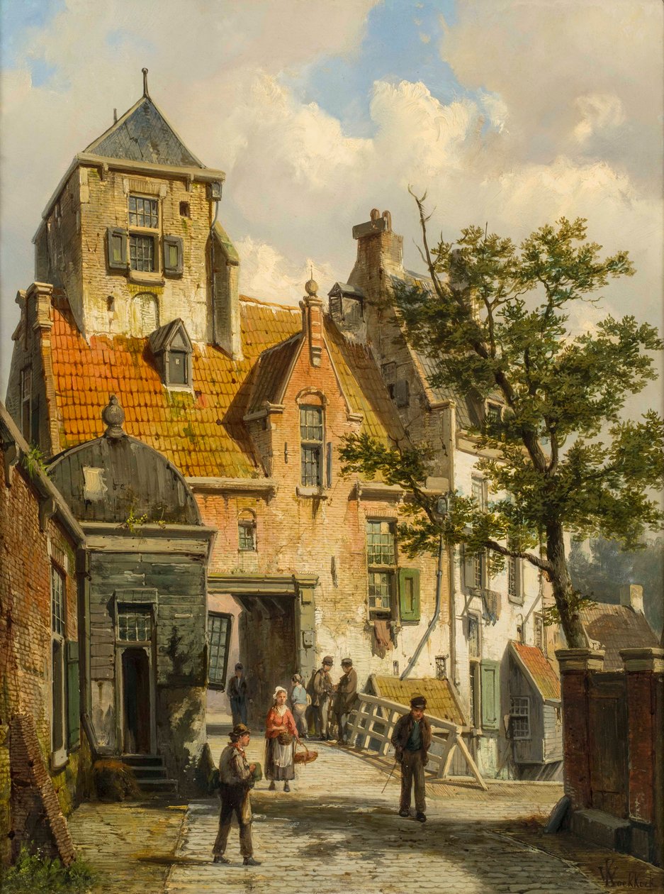 Una vista di Haarlem, 1891 da Willem Koekkoek