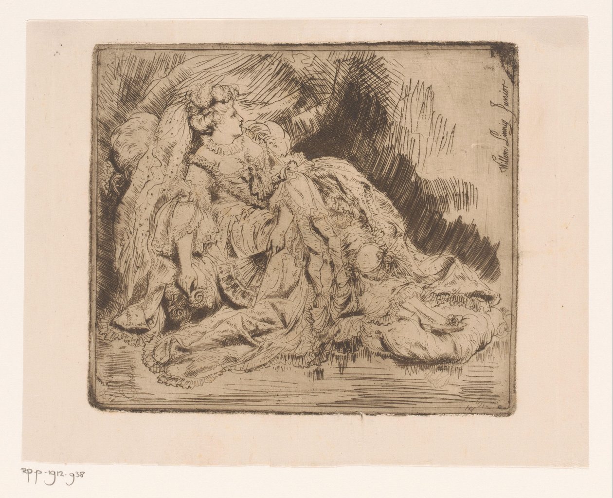 Attrice a riposo da Willem Linnig (II)