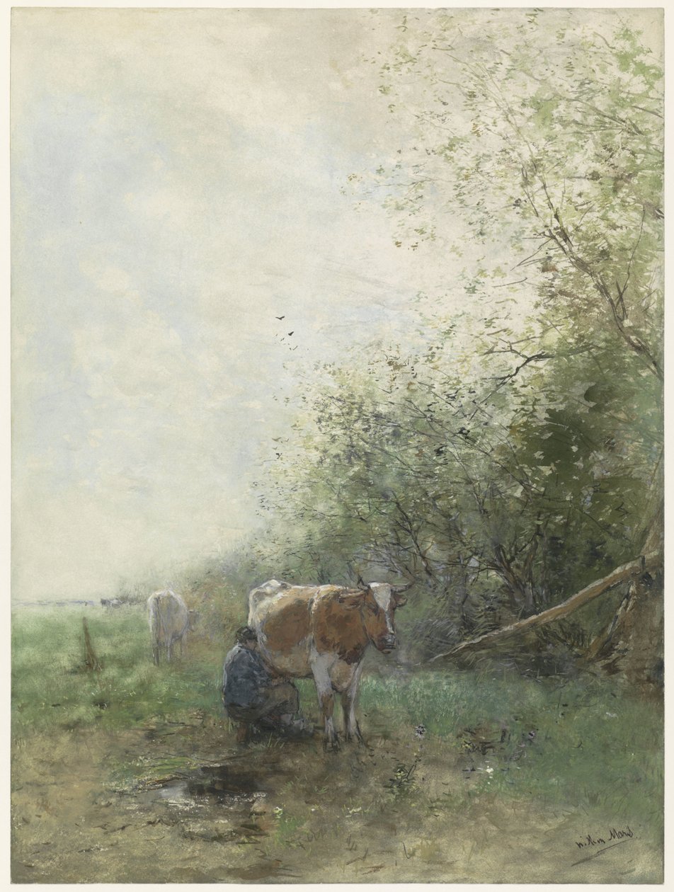 Ora della mungitura da Willem Maris