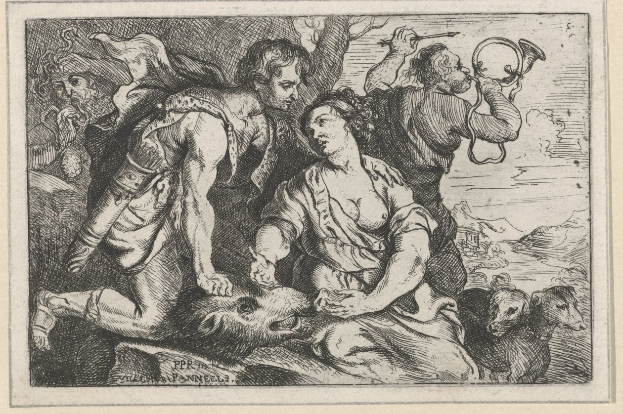 Meleagro e Atalanta da Willem Panneels