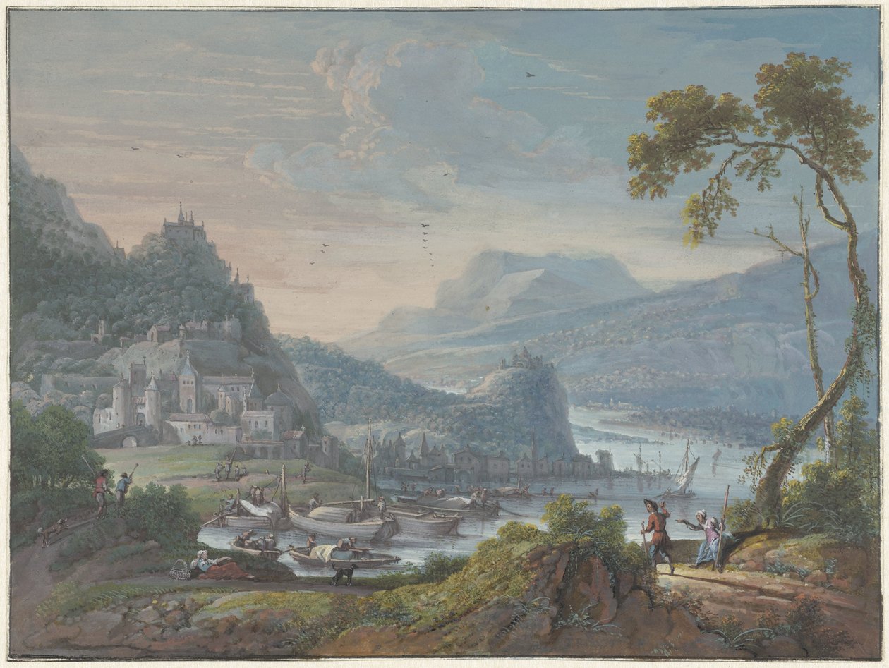 Paesaggio fluviale da Willem Troost (I)