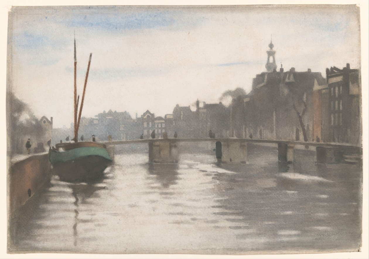 Oude Schans ad Amsterdam da Willem Arnoldus Witsen