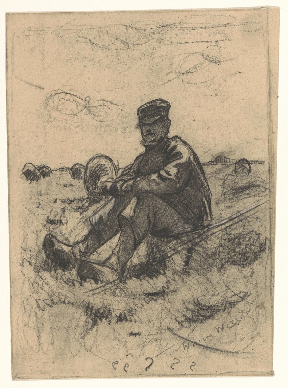 Pastore seduto da Willem Arnoldus Witsen