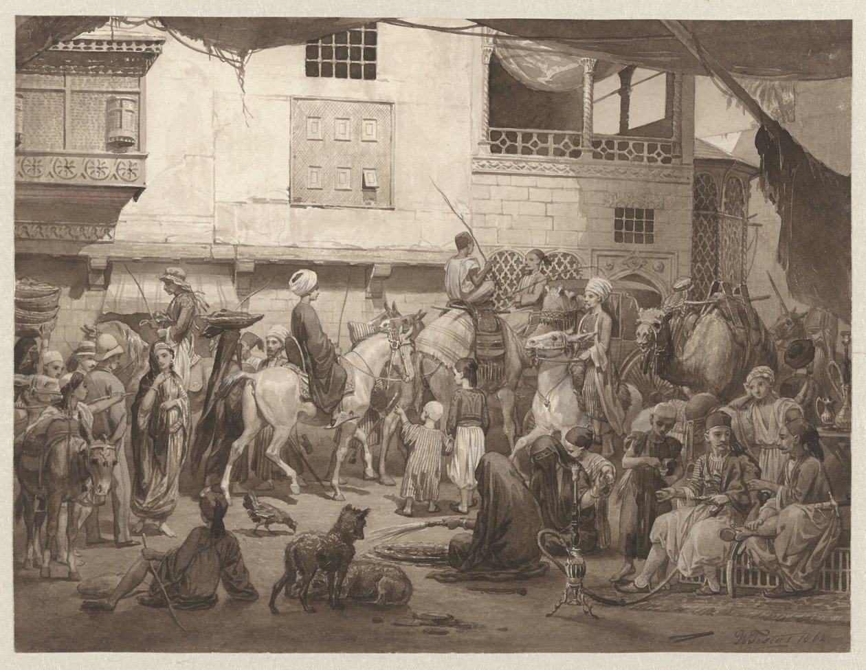 Strada al Cairo da Willem de Famars Testas