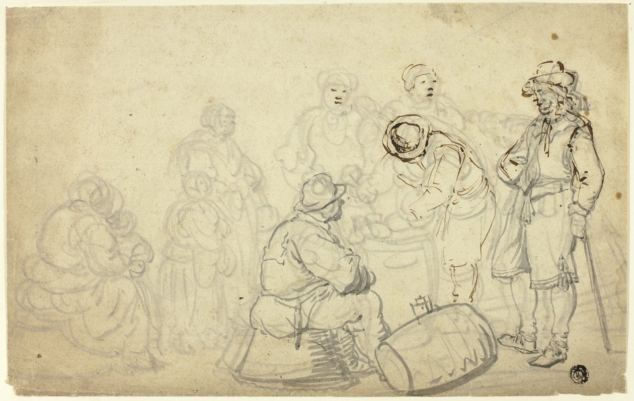 Scena contadina da Willem van de Velde I
