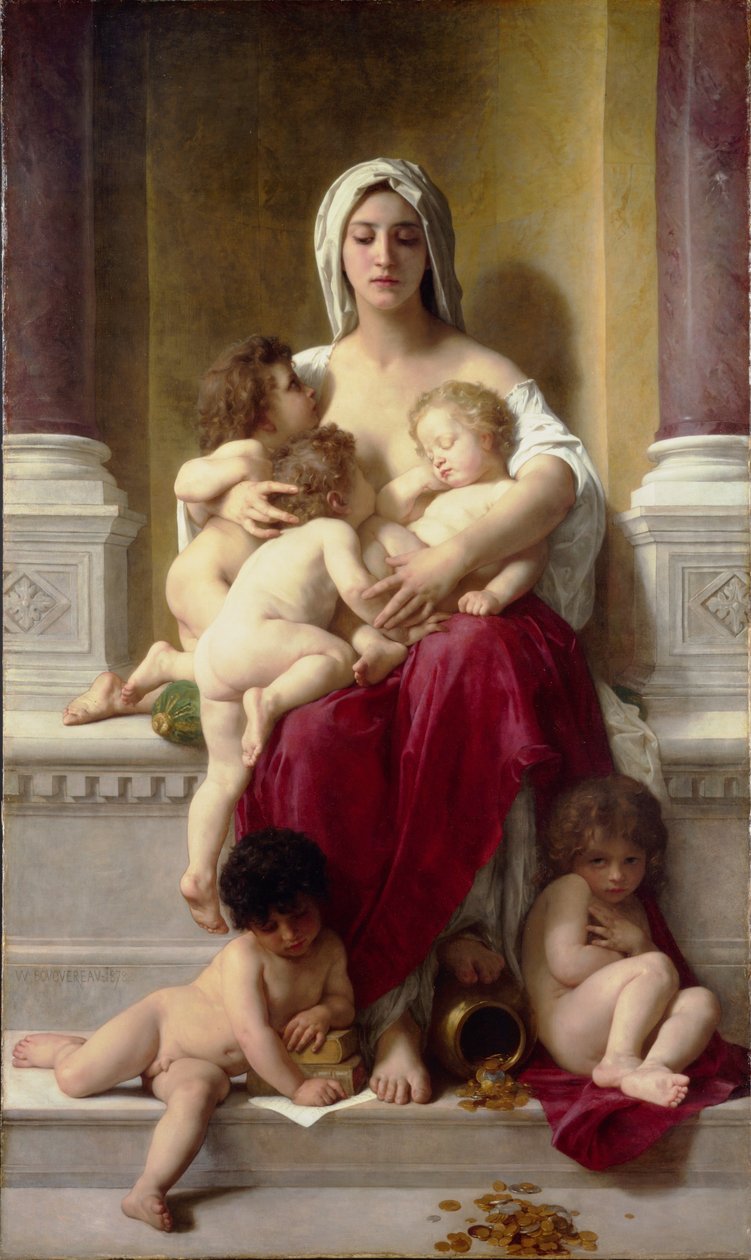Carità da William Adolphe Bouguereau