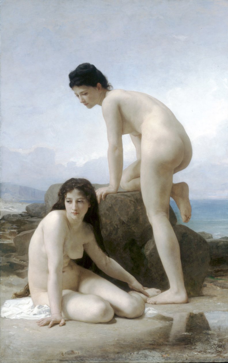 Le due bagnanti da William Adolphe Bouguereau