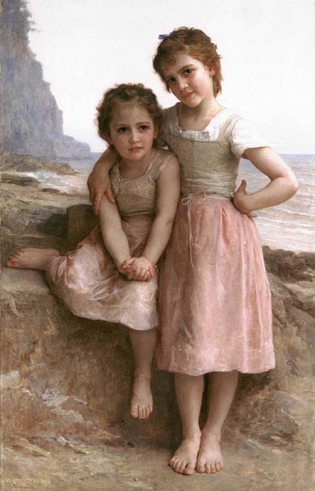 Sulla spiaggia da William Adolphe Bouguereau