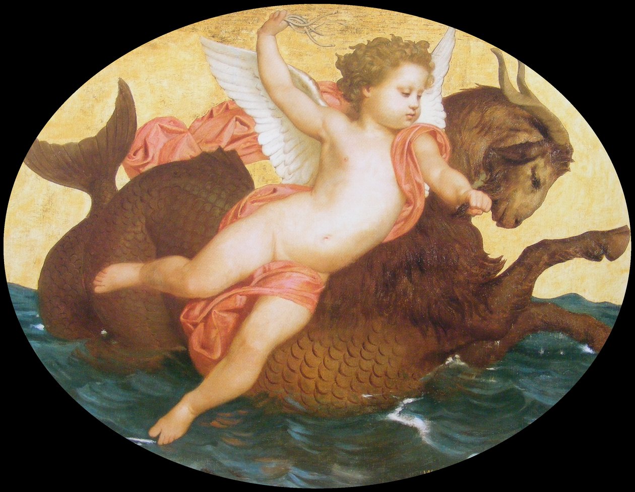 Putto su un Mostro Marino da William Adolphe Bouguereau