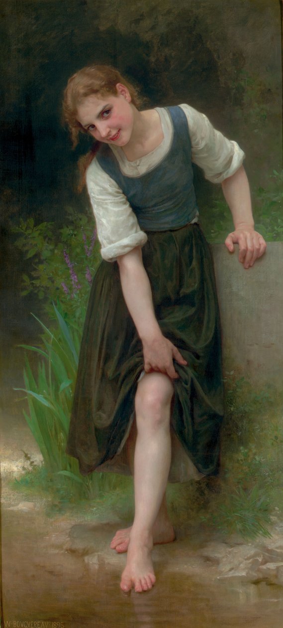 Il guado da William Adolphe Bouguereau