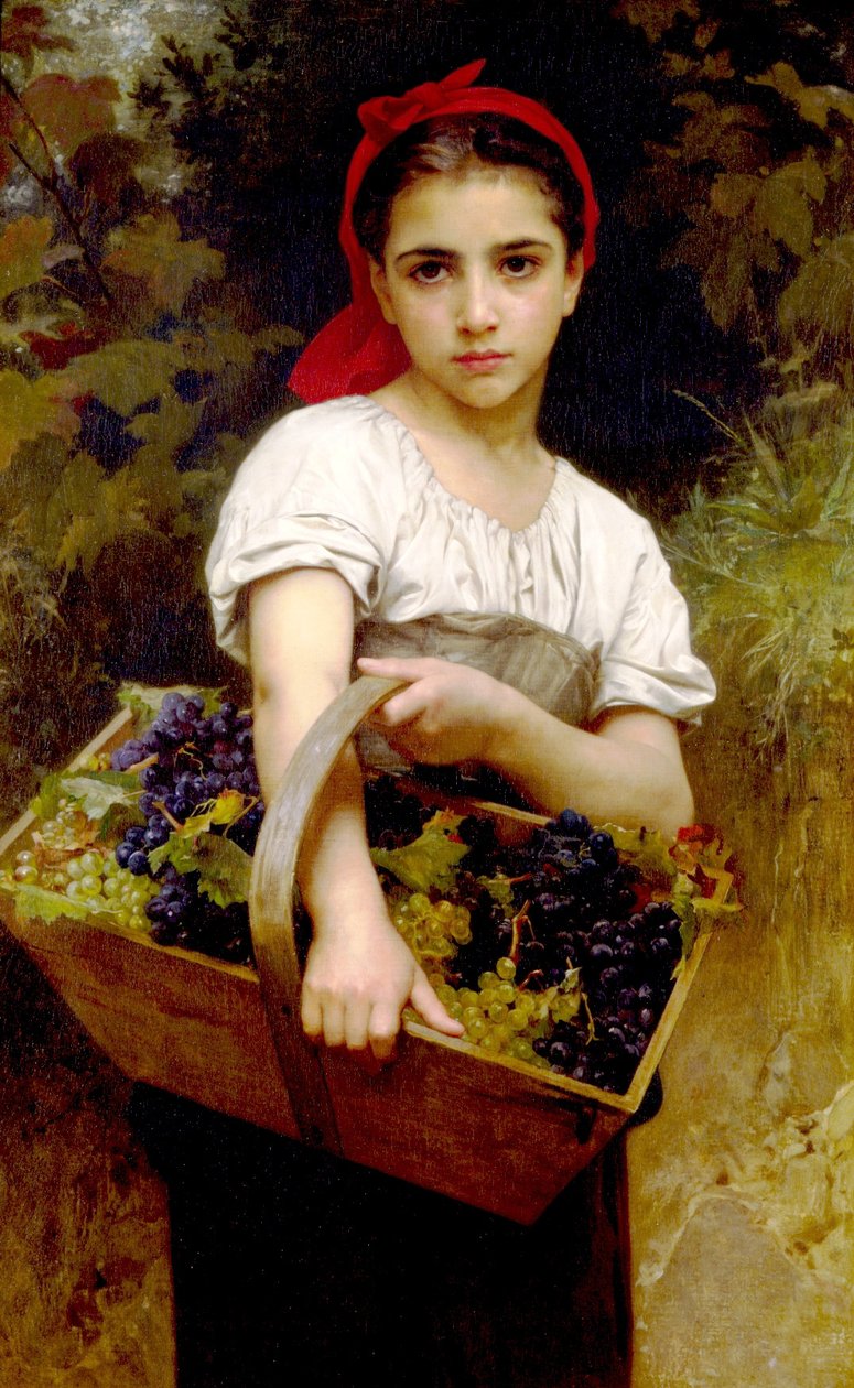La Vendemmiatrice da William Adolphe Bouguereau