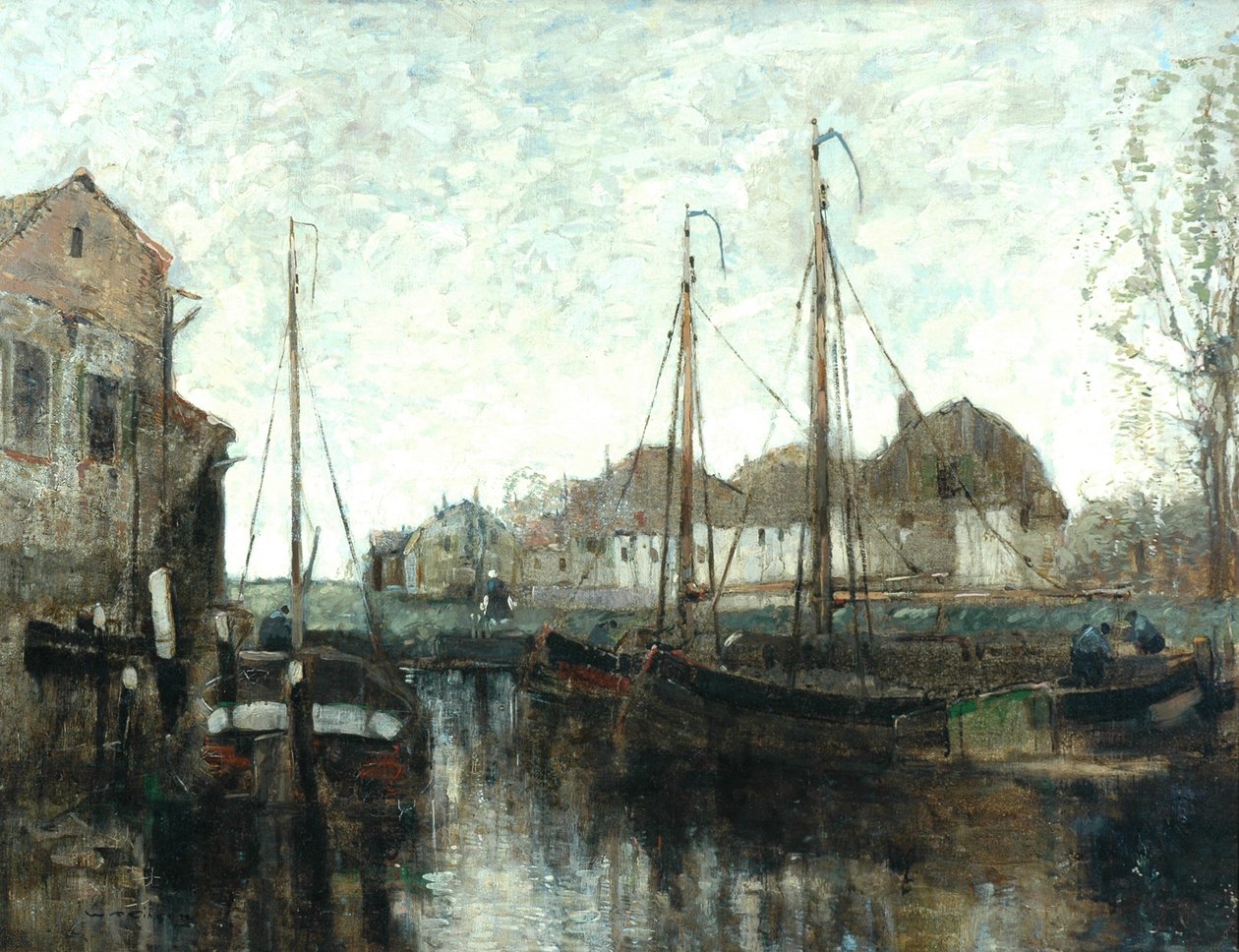 Un canale olandese da Alfred Gibson William
