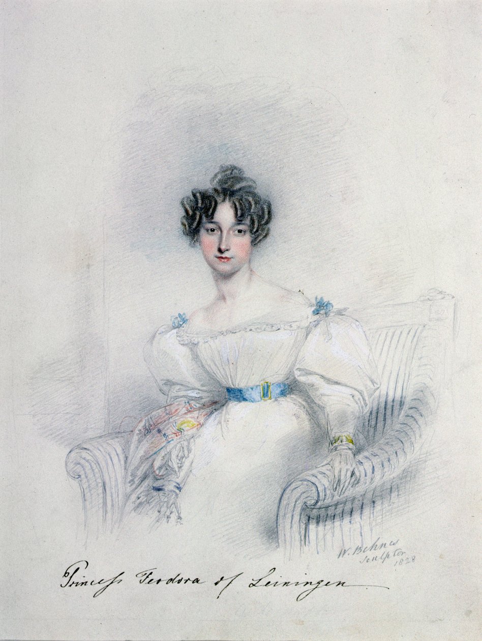 Principessa Anna Feodorowna di Leiningen, XIX secolo da William Behnes