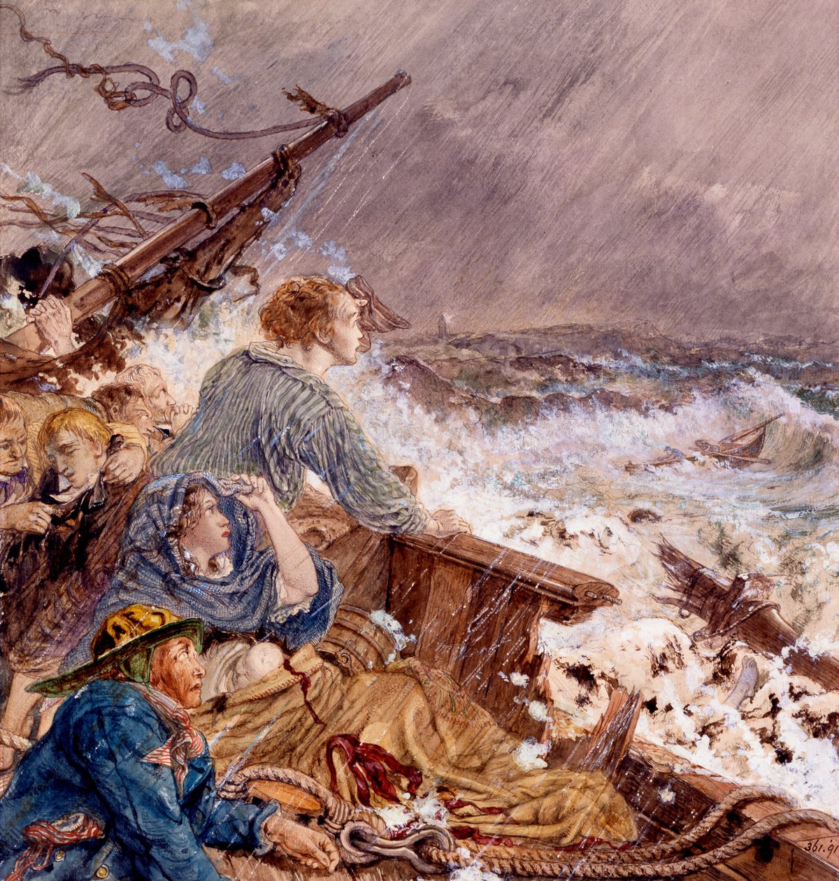 Grace Darling e suo padre salvano l