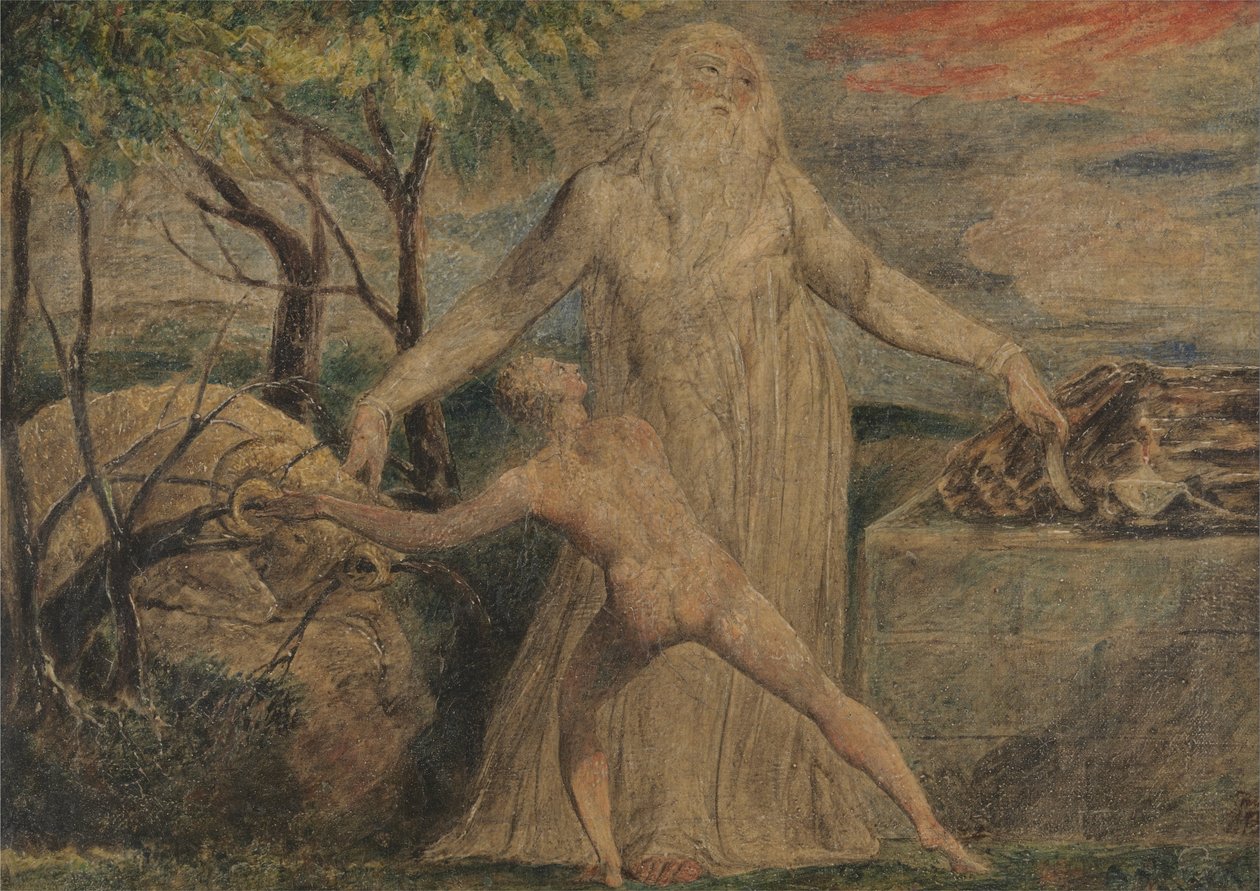 Abramo e Isacco da William Blake
