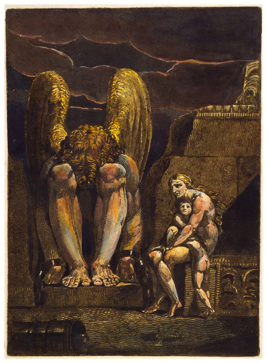 America una Profezia copia una lastra da William Blake