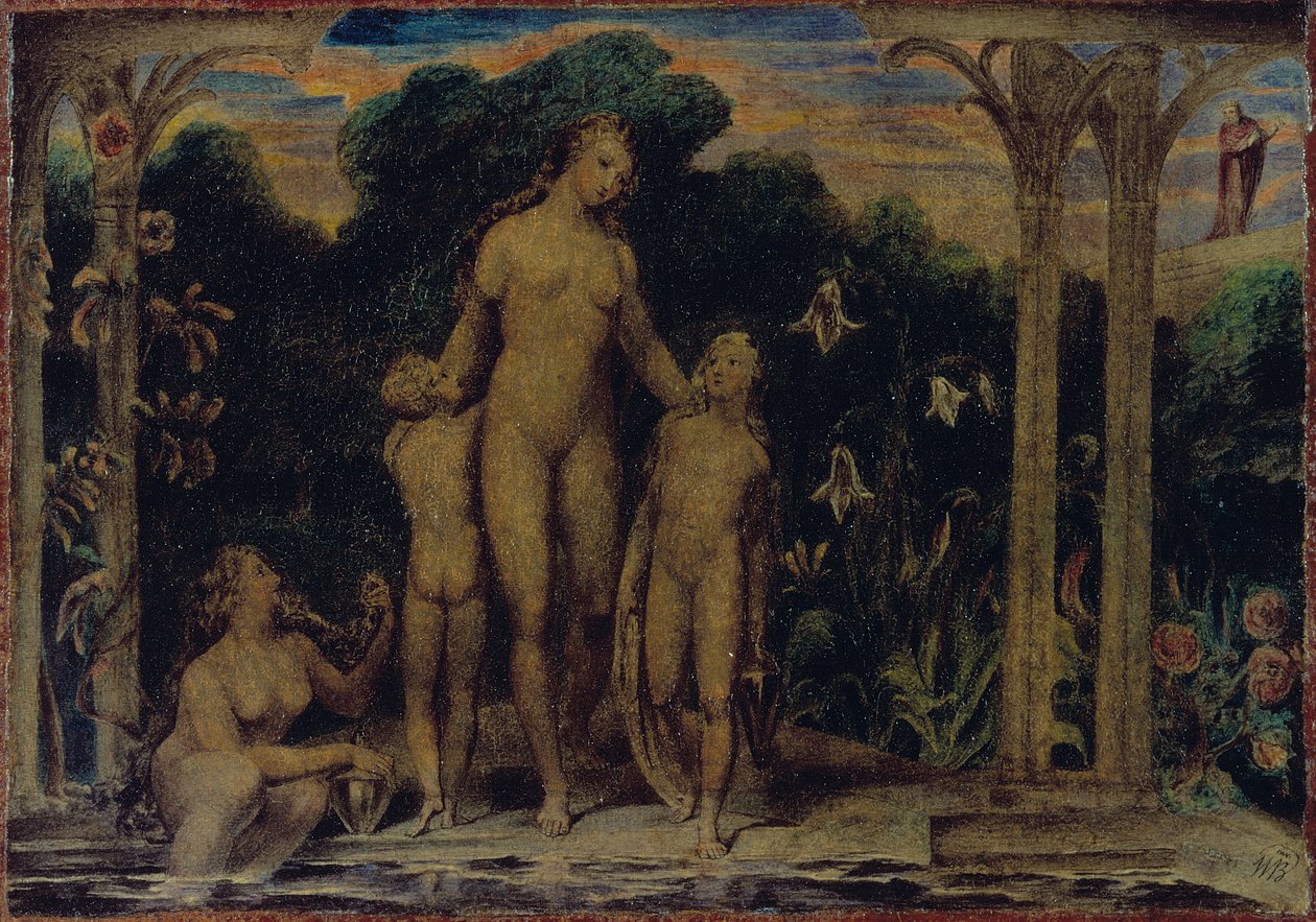 Betsabea al bagno da William Blake