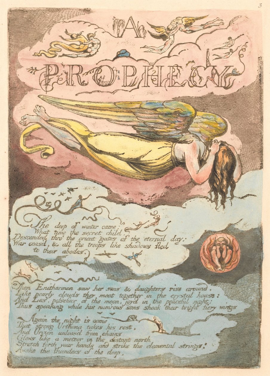 Europa. Una Profezia, Tavola 5 da William Blake
