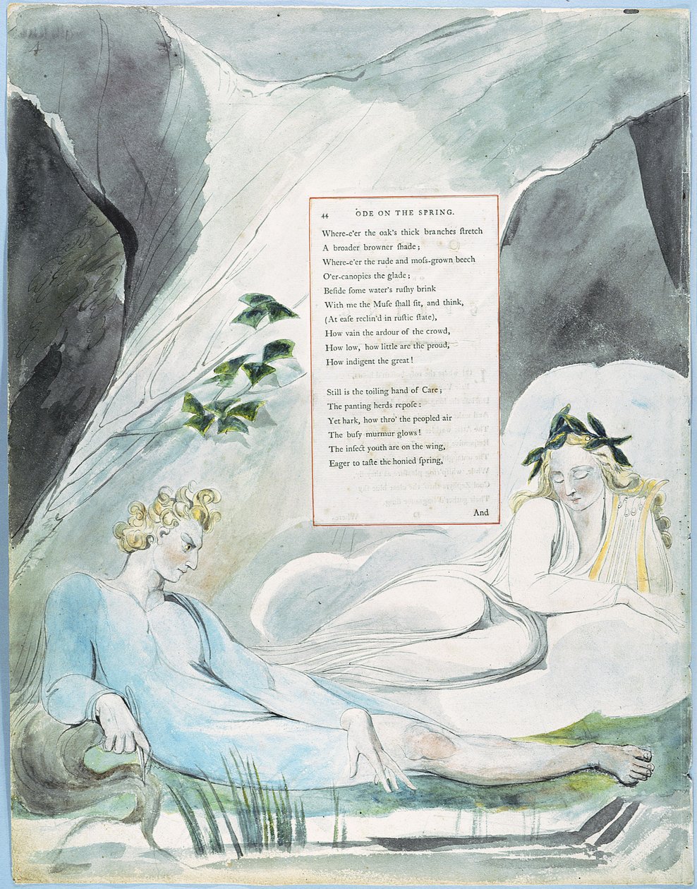 Le poesie di Gray da William Blake