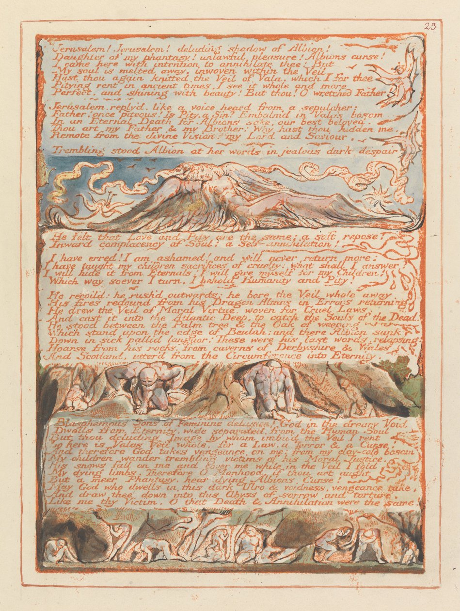 Gerusalemme, Tavola 23 da William Blake