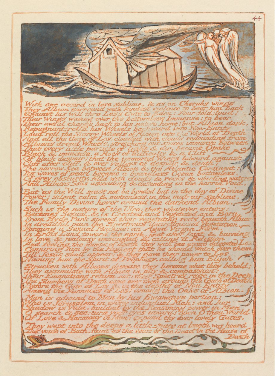 Gerusalemme, Tavola 44 da William Blake