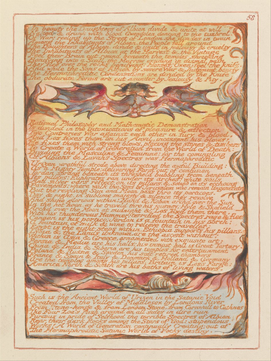 Gerusalemme, Tavola 58 da William Blake