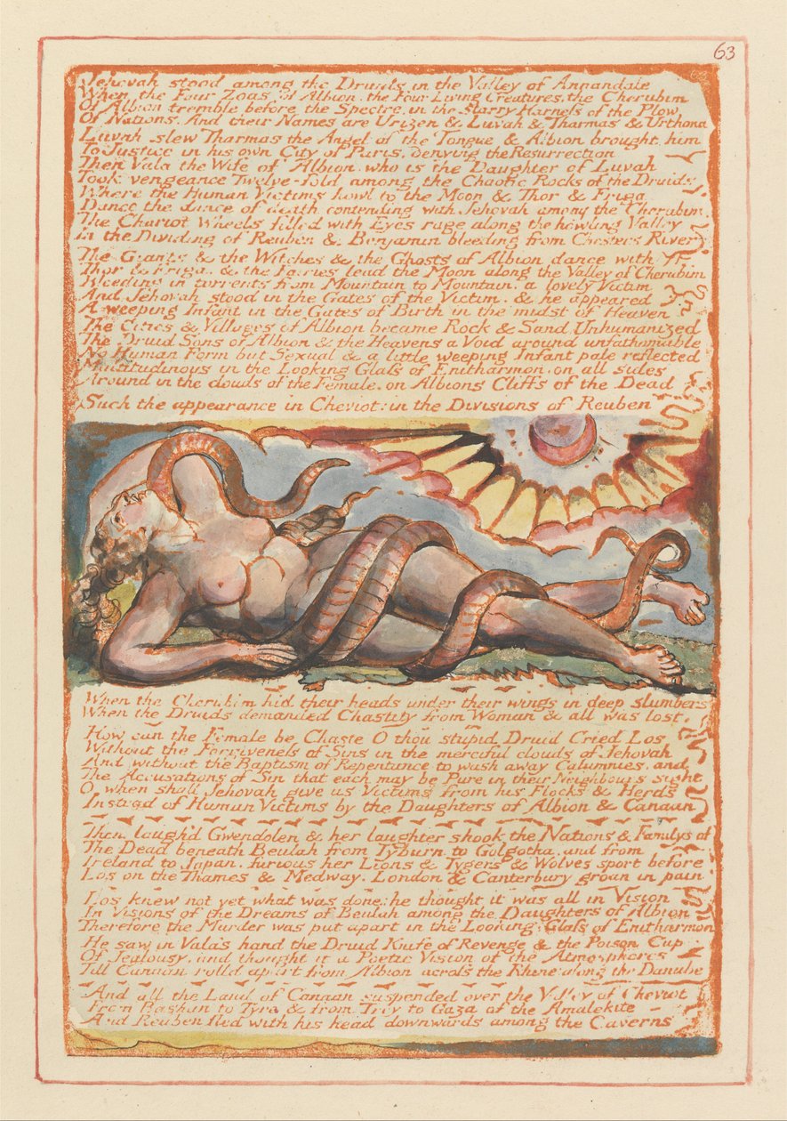 Gerusalemme, Tavola 63 da William Blake