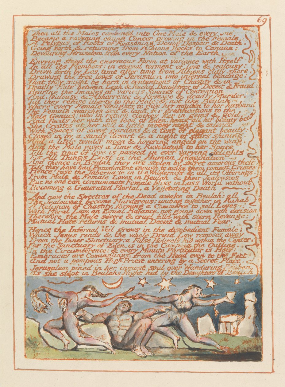 Gerusalemme, Tavola 69 da William Blake
