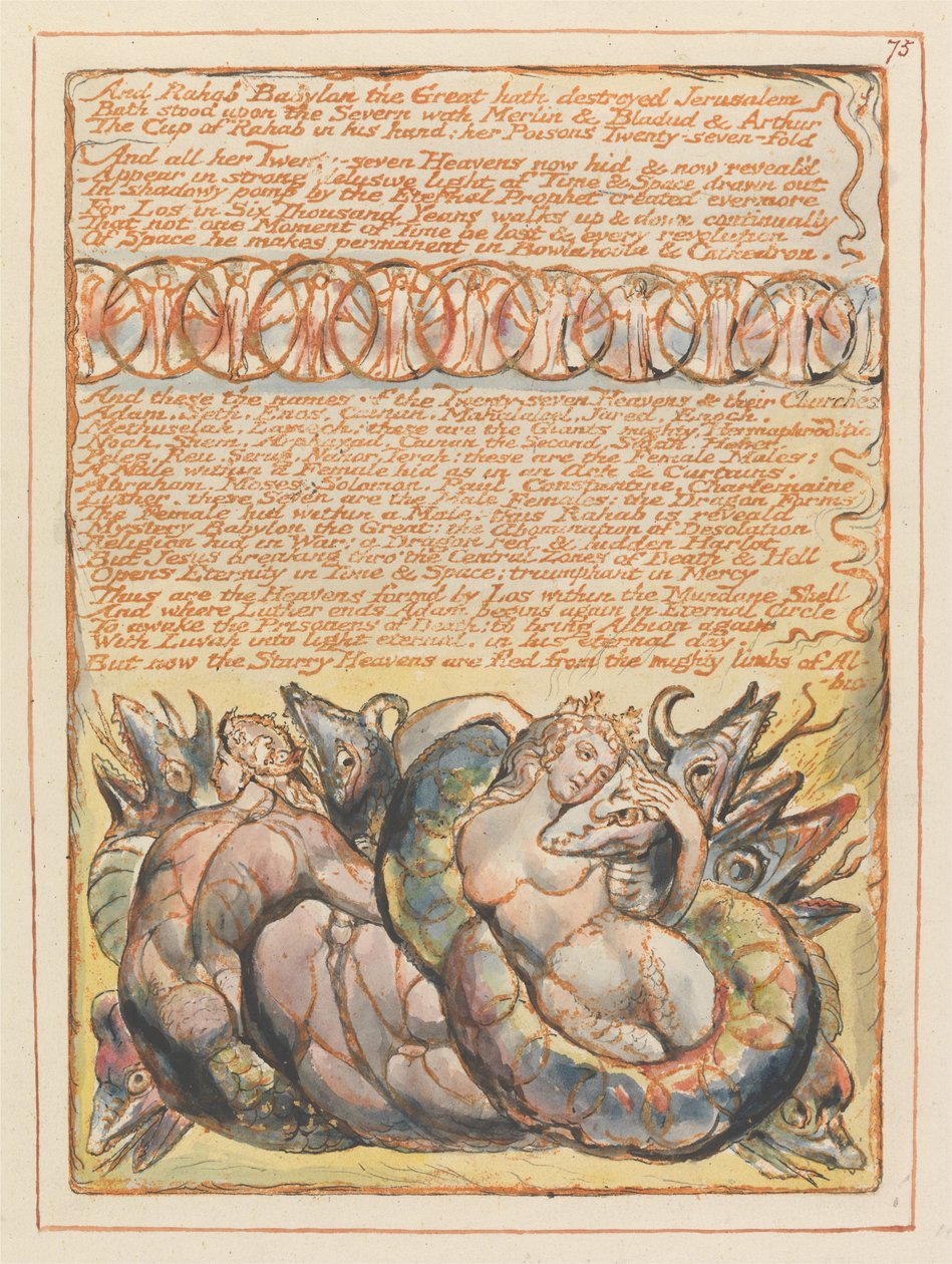 Gerusalemme, Tavola 75 da William Blake