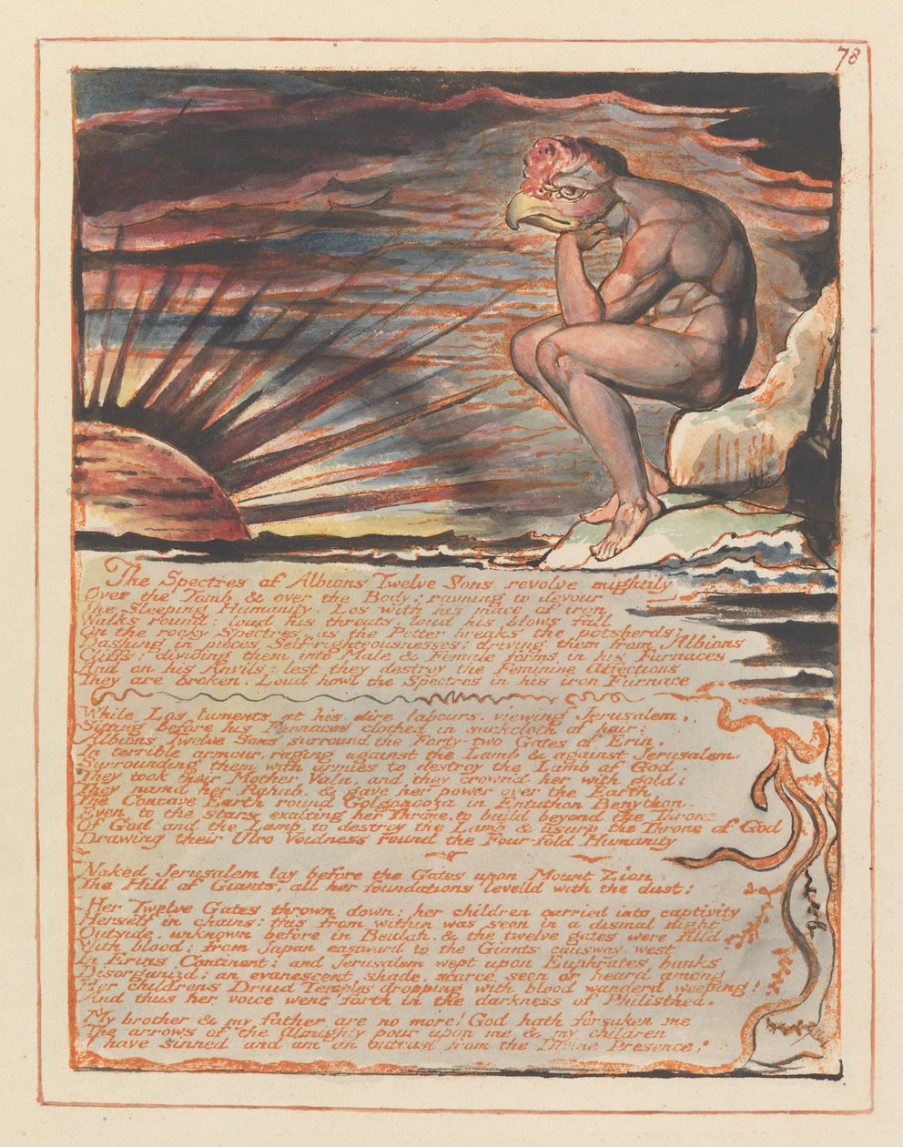 Gerusalemme, Tavola 78 da William Blake