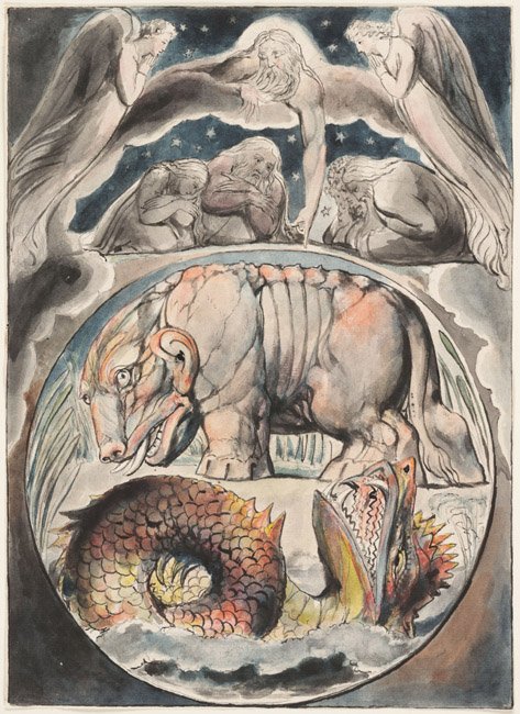 I sogni malvagi di Giobbe da William Blake
