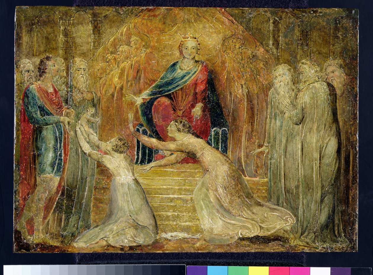 Il giudizio di Salomone, c.1800 da William Blake