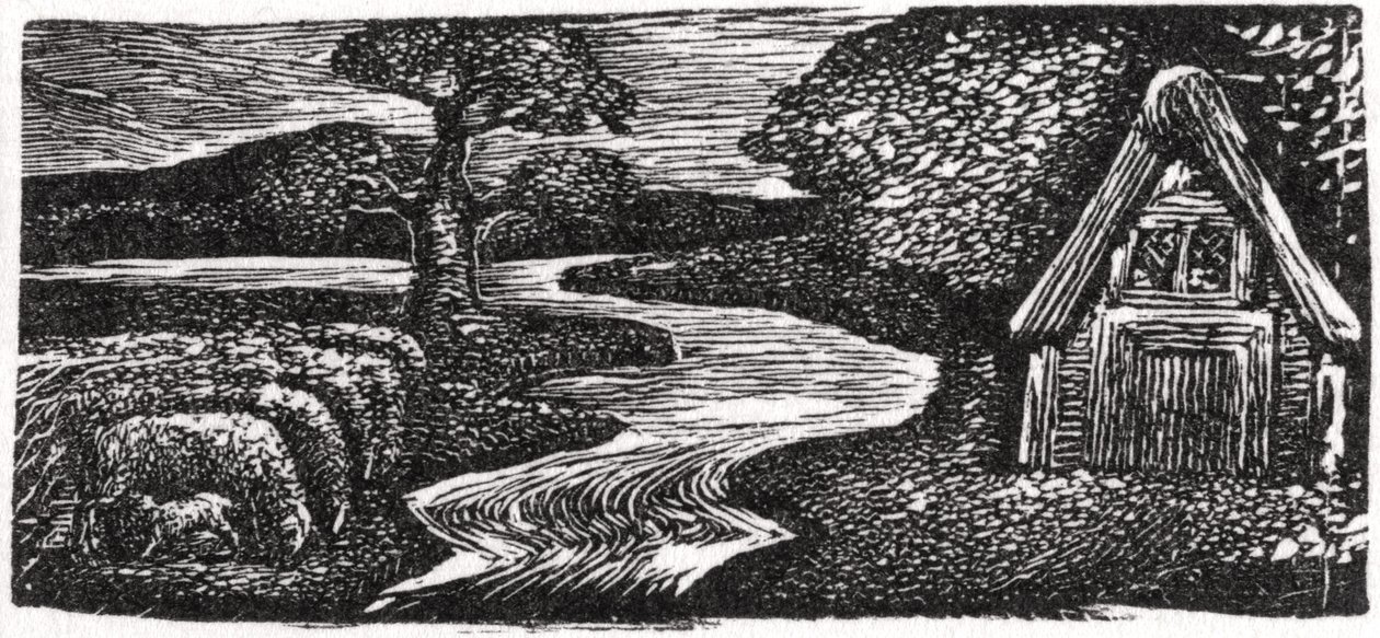 Il fiume argenteo di Sabrina, illustrazione da 