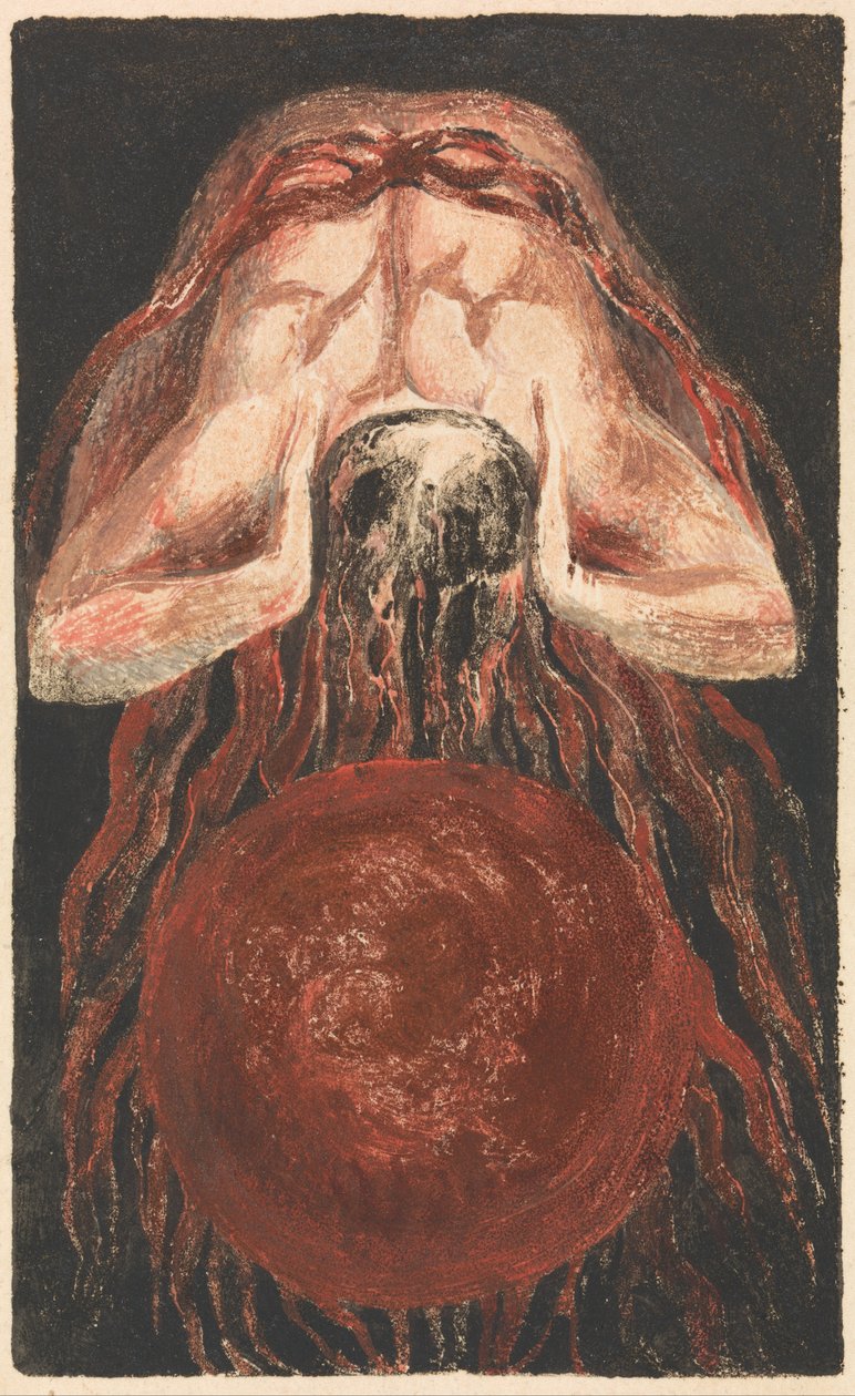 Il Primo Libro di Urizen, Tavola 16 (Bentley 17) da William Blake