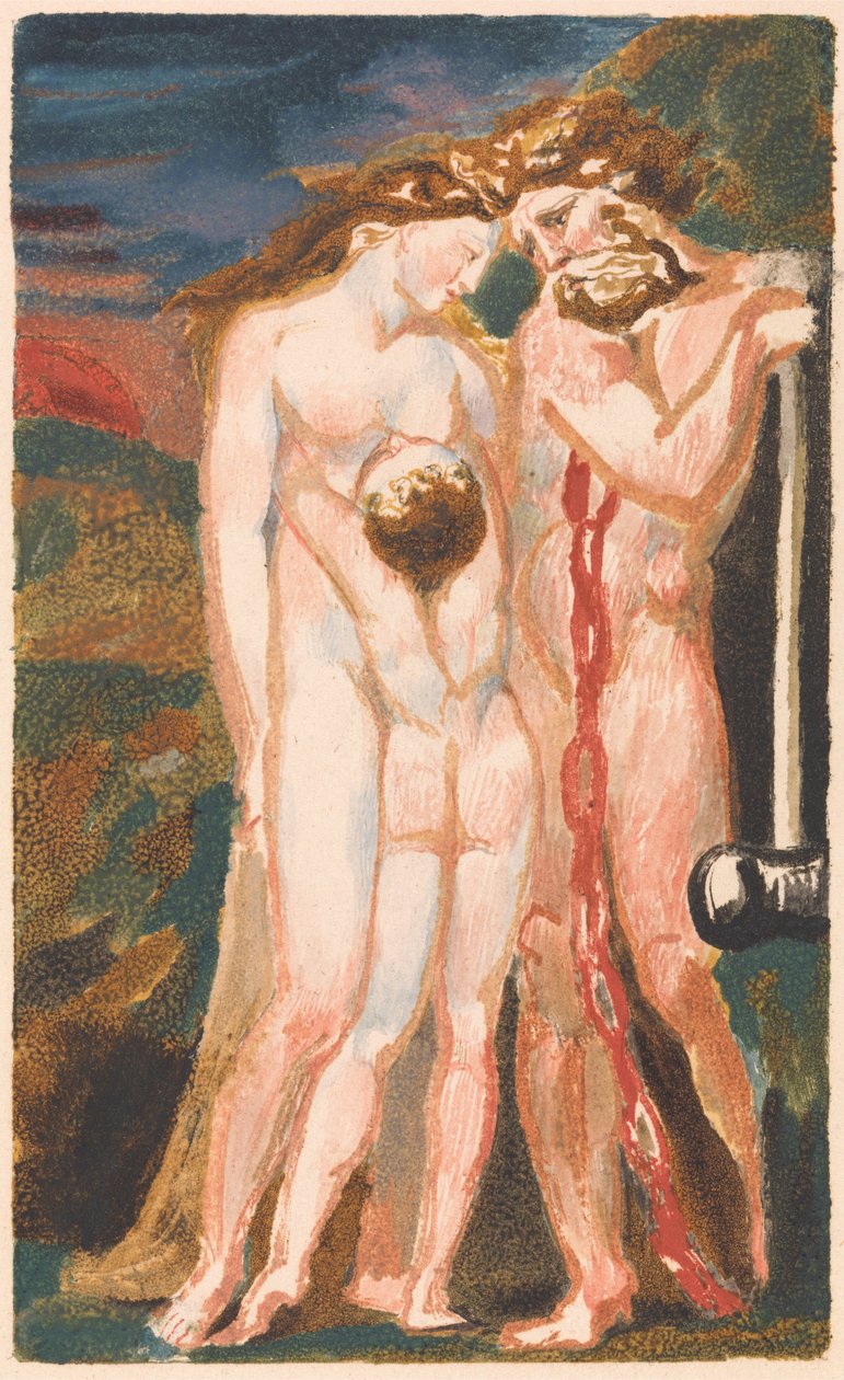 Il Primo Libro di Urizen, Tavola 18 (Bentley 21) da William Blake