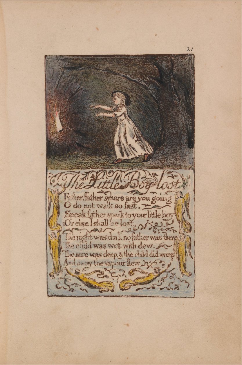 Il piccolo ragazzo perduto da William Blake
