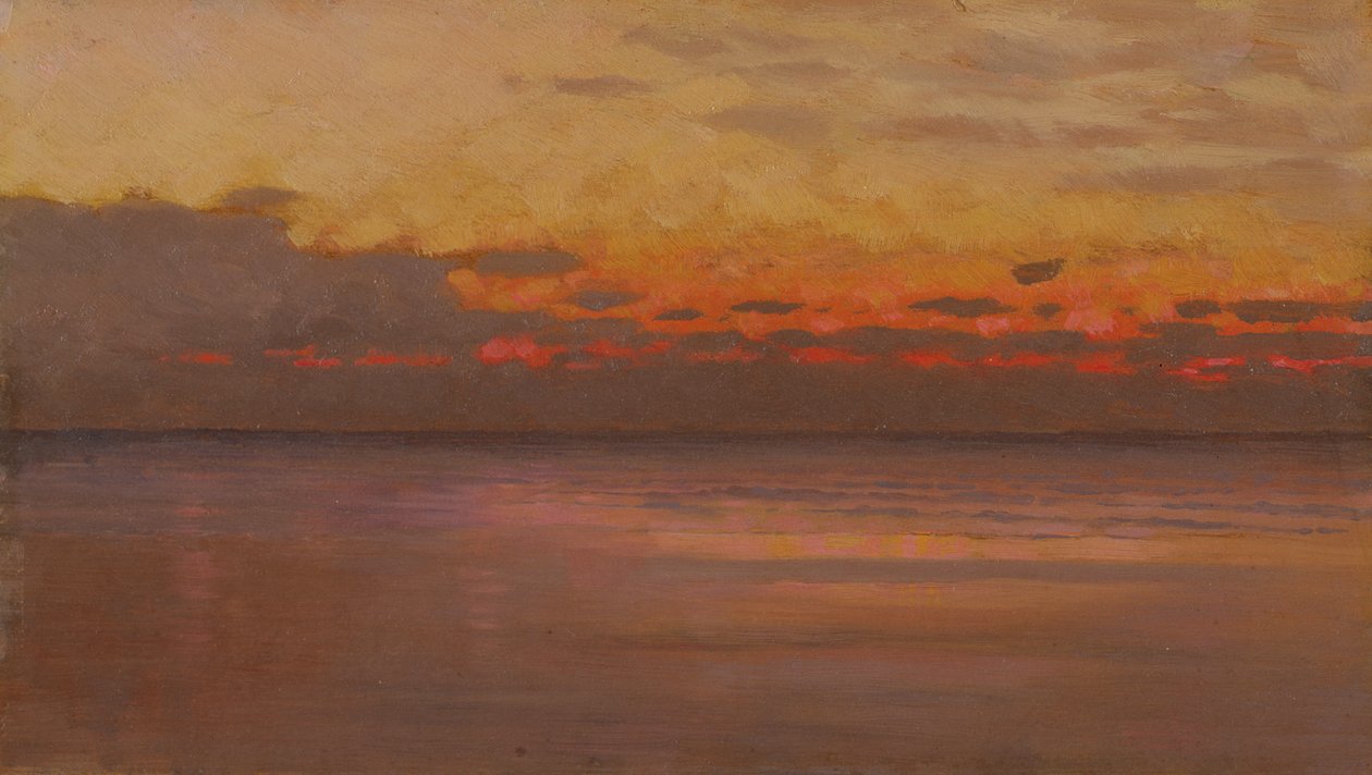 Tramonto sul mare da William Morris