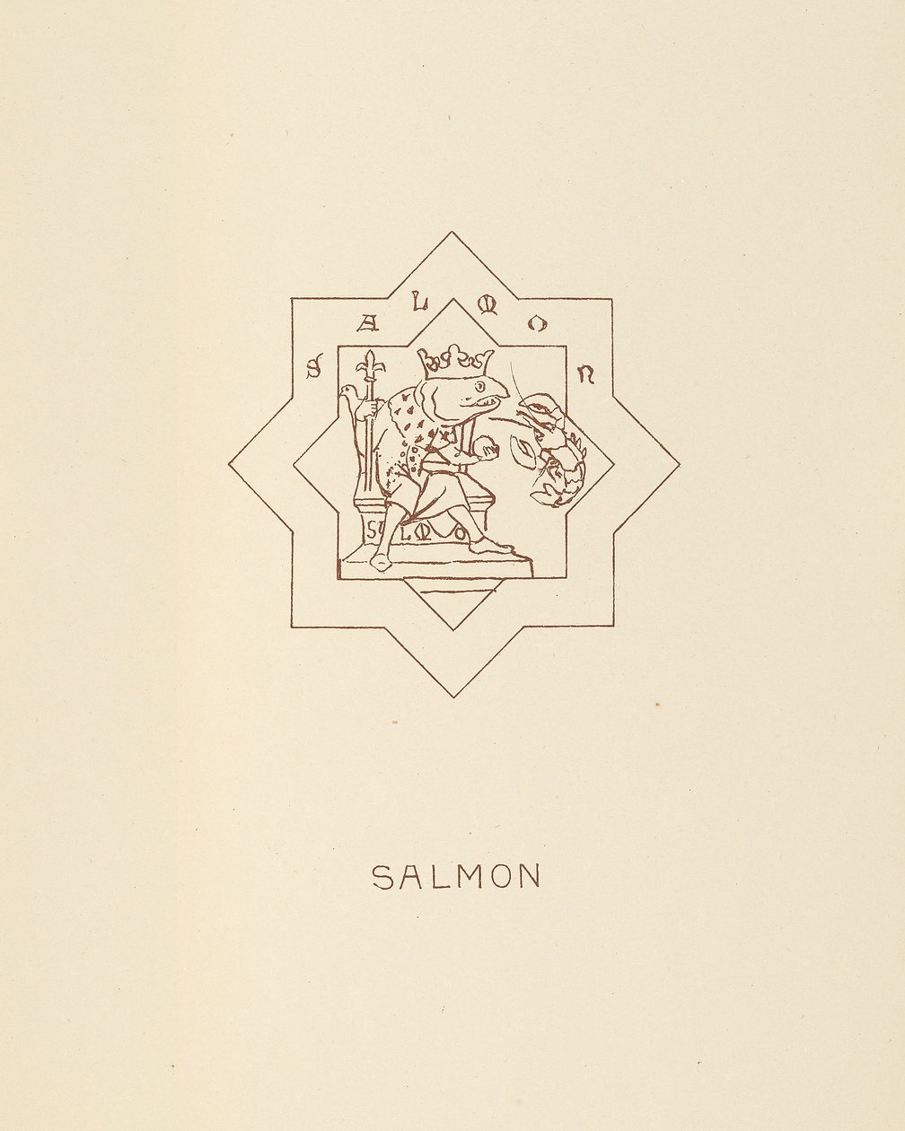 Salmone, 1878 da William Burges