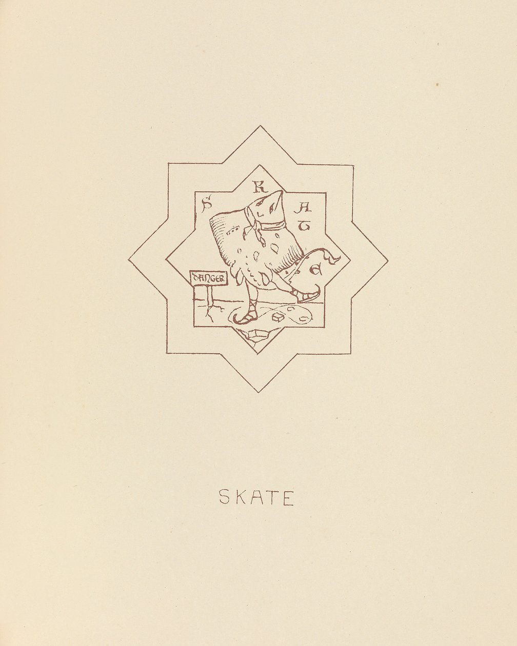 Pattinare, 1878 da William Burges