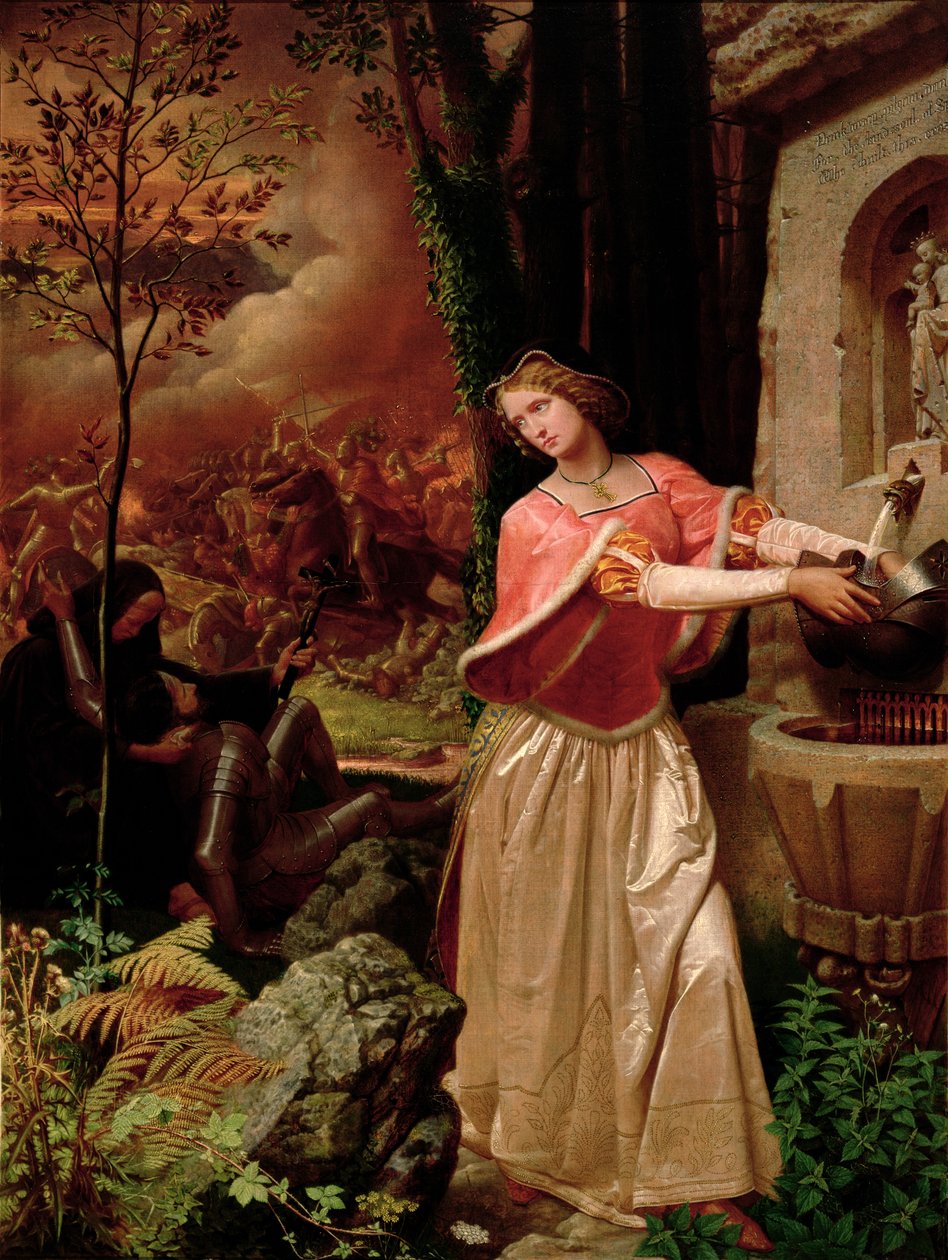La morte di Marmion da William Cave Thomas