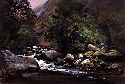 Studio di Rocce sul Fiume Lynn da William Corbett Burder