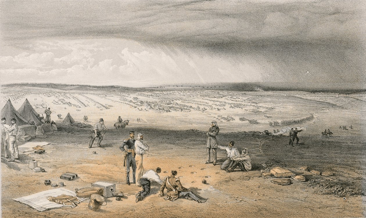 Campo della 3ª Divisione, 9 luglio 1855 da William Crimea Simpson