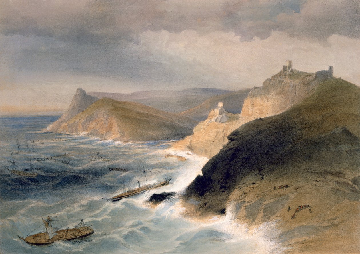 Tempesta al Porto di Balaklava, 14 novembre 1854, tavola da 