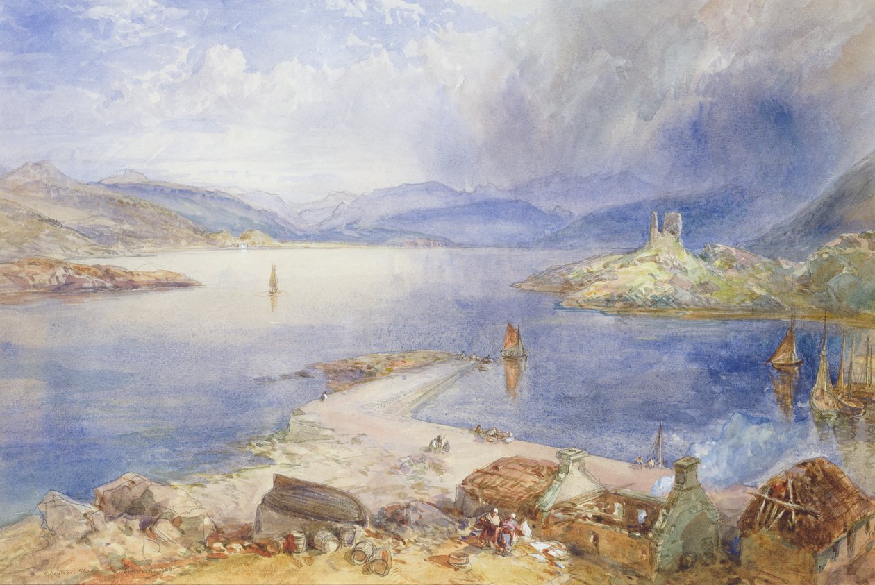 Kyleakin, Skye, 1866 da William Crimea Simpson